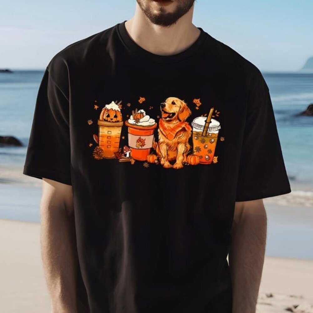 Halloween Fall Shirt, Pumpkin Latte Shirt, Pumpkin Shirt, Retro Halloween Shirt